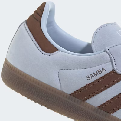 (Women) adidas Samba OG Crystal Sky/Earth Strata/Cloud White IH9167 1