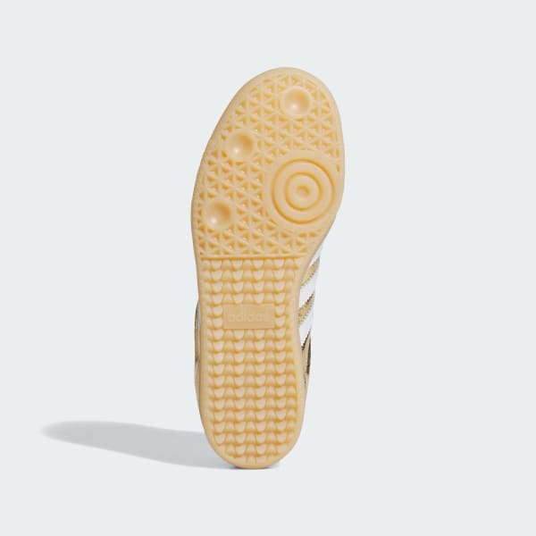 Shop (Women) Adidas Samba OG Gold Metallic/Cloud White/Core White KI5719
