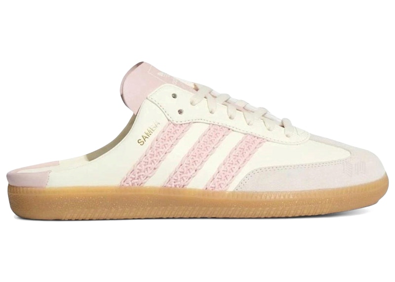 (Women) adidas Samba OG Mule 'Creamhite Sandy Pink Gold Metallic' HP5052