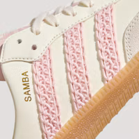 Sizing (W) adidas Samba OG 穆勒鞋「奶油白/沙粉/金屬金」 HP5052