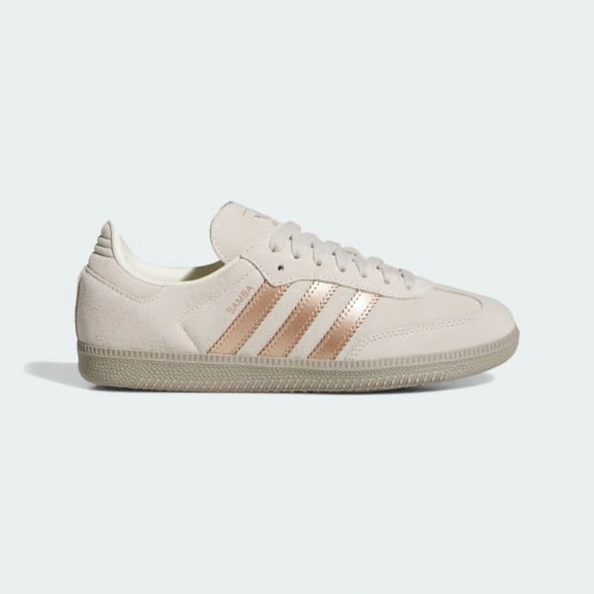 (Women) Adidas Samba OG Off White/Copper Metallic/Putty Beige