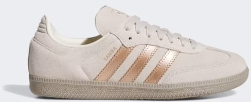 (Women) Adidas Samba OG Off White/Copper Metallic/Putty Beige JQ2106 (Women) Adidas Samba OG Off White/Copper Metallic/Putty Beige JQ2106