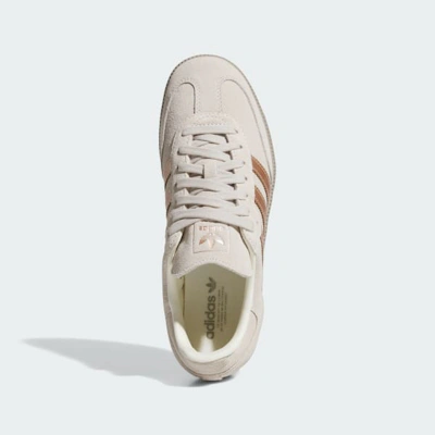 (Women) Adidas Samba OG Off White/Copper Metallic/Putty Beige