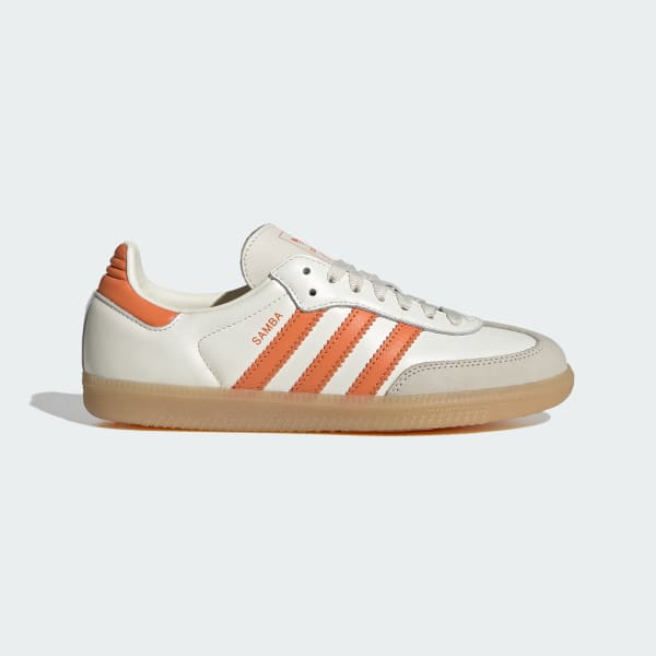 (Women) adidas Samba OG Off White/Dusky Orange/Gum IH9057