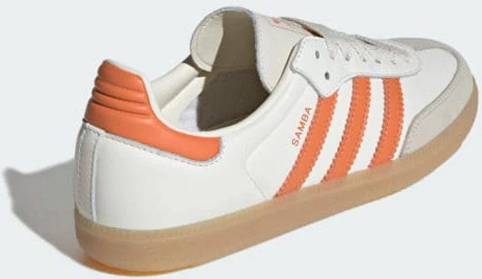 (Women) adidas Samba OG Off White/Dusky Orange/Gum IH9057 Details for (Women) adidas Samba OG Off White/Dusky Orange/Gum IH9057