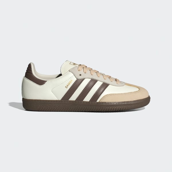 (Women) Adidas Samba OG Off White/Earth Strata/Gum JR8842