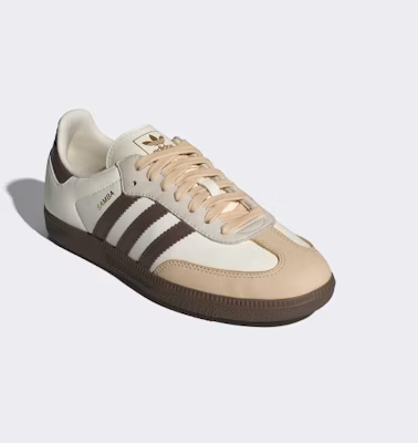 (Women) Adidas Samba OG Off White/Earth Strata/Gum JR8842 Purchase (Women) Adidas Samba OG Off White/Earth Strata/Gum JR8842