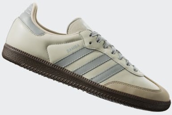 (Women) Adidas Samba OG Shoes Cream White/Wonder Silver/Sand Strata JH7299 Order (Women) Adidas Samba OG Shoes Cream White/Wonder Silver/Sand Strata JH7299