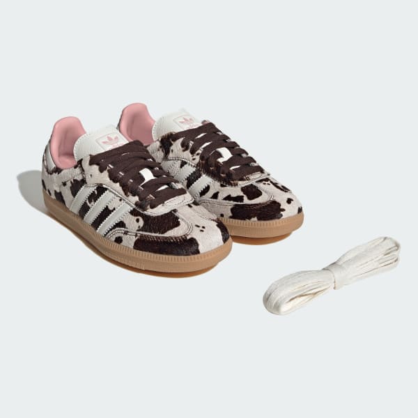 Lookbook (Women) Adidas Samba OG Shoes Dark Brown/Off White/Gum JR1256