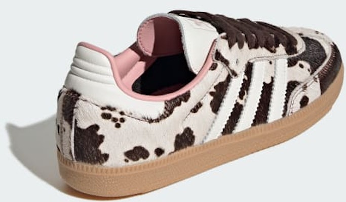 (Women) Adidas Samba OG Shoes Dark Brown/Off White/Gum JR1256 Details for (Women) Adidas Samba OG Shoes Dark Brown/Off White/Gum JR1256