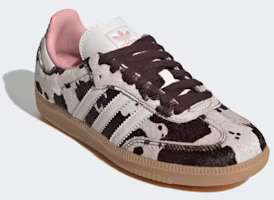 Details for (Women) Adidas Samba OG Shoes Dark Brown/Off White/Gum JR1256