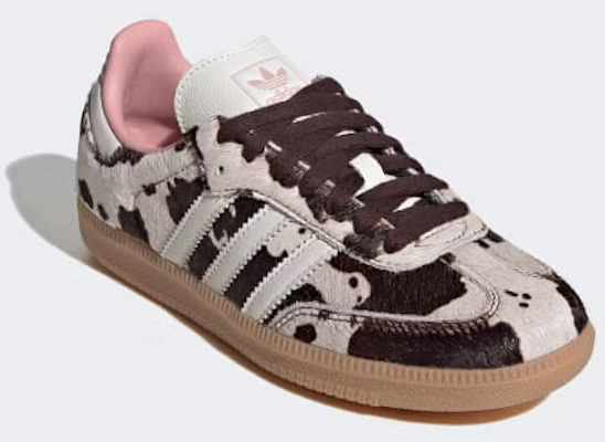 (Women) Adidas Samba OG Shoes Dark Brown/Off White/Gum JR1256 Details for (Women) Adidas Samba OG Shoes Dark Brown/Off White/Gum JR1256