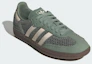 Shop (W) Adidas Samba OG 銀綠/奇幻白/金屬金 IH4002