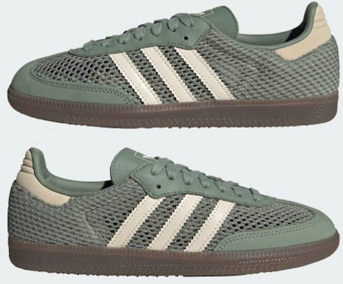(W) Adidas Samba OG 銀綠/奇幻白/金屬金 IH4002 Sizing (W) Adidas Samba OG 銀綠/奇幻白/金屬金 IH4002