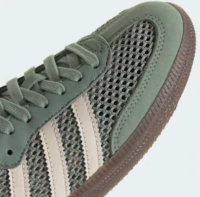 (W) Adidas Samba OG 銀綠/奇幻白/金屬金 IH4002 2