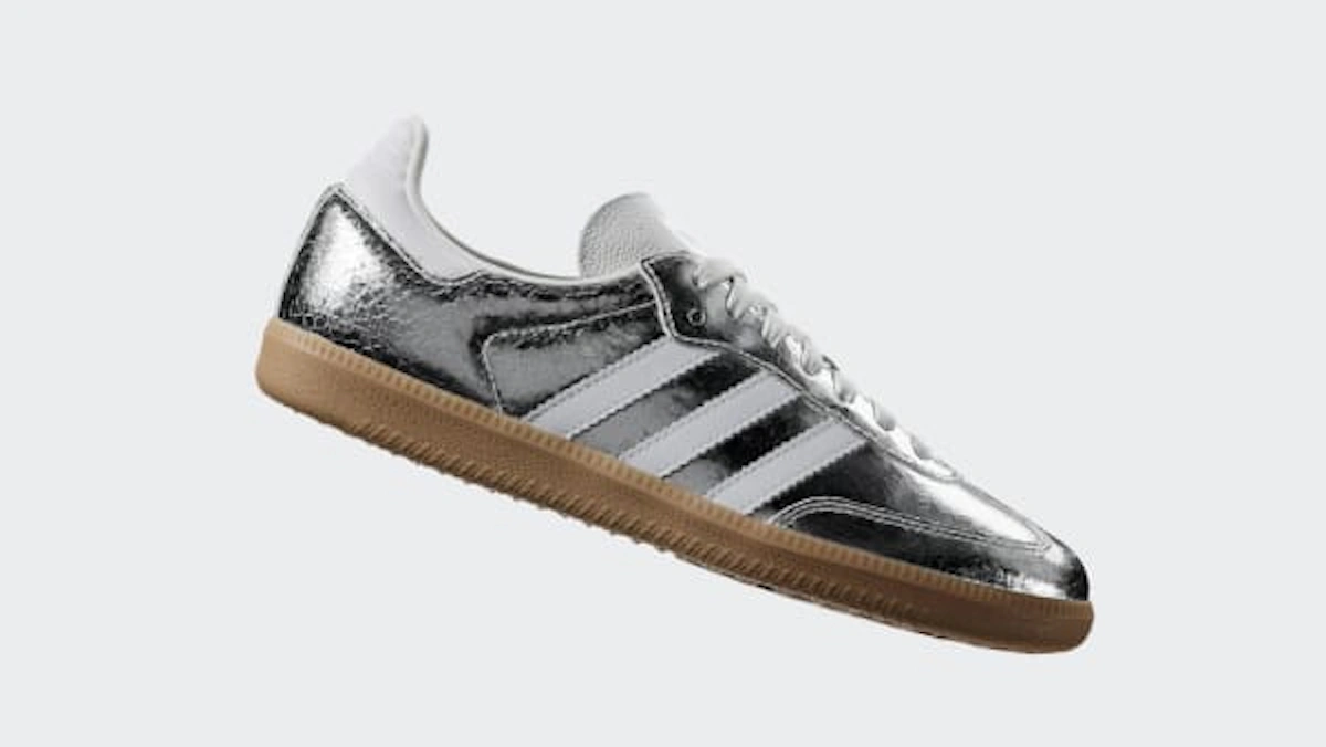 (Women) Adidas Samba OG Silver Metallic/Cloud White/Core White