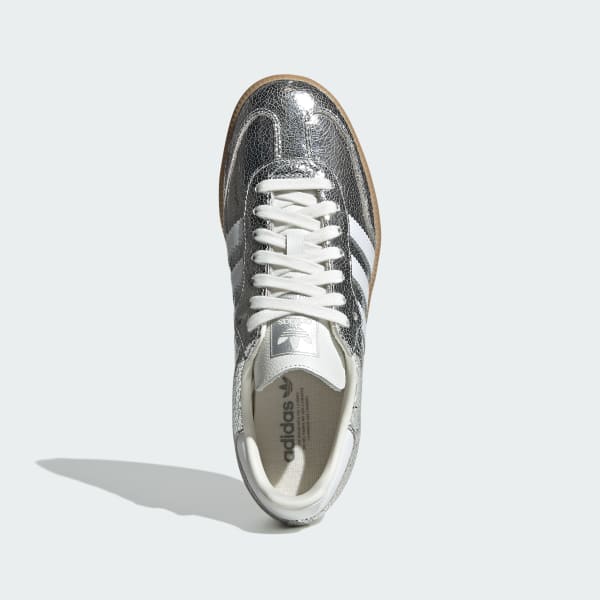 Shop (W) Adidas Samba OG 銀色金屬/雲白/核心白 JR0035