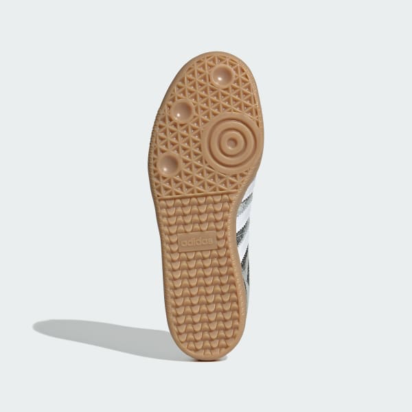 Purchase (W) Adidas Samba OG 銀色金屬/雲白/核心白 JR0035