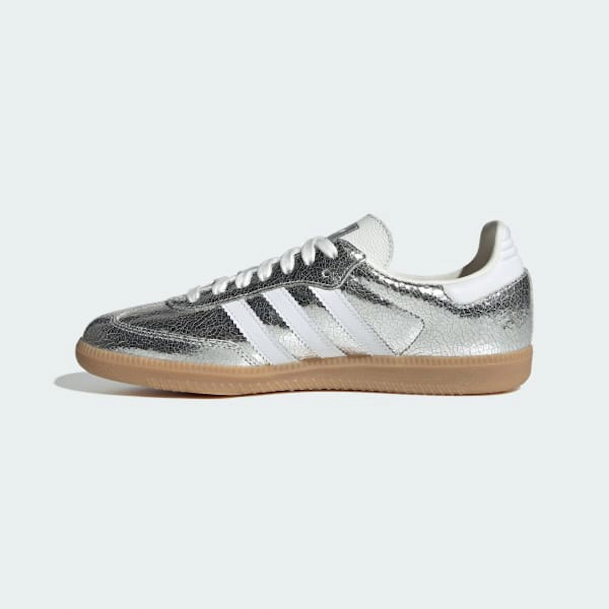 (Women) Adidas Samba OG Silver Metallic/Cloud White/Core White