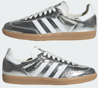 (W) Adidas Samba OG Perak Metalik/Putih Awan/Putih Teras JR0035 Cheap (W) Adidas Samba OG Perak Metalik/Putih Awan/Putih Teras JR0035