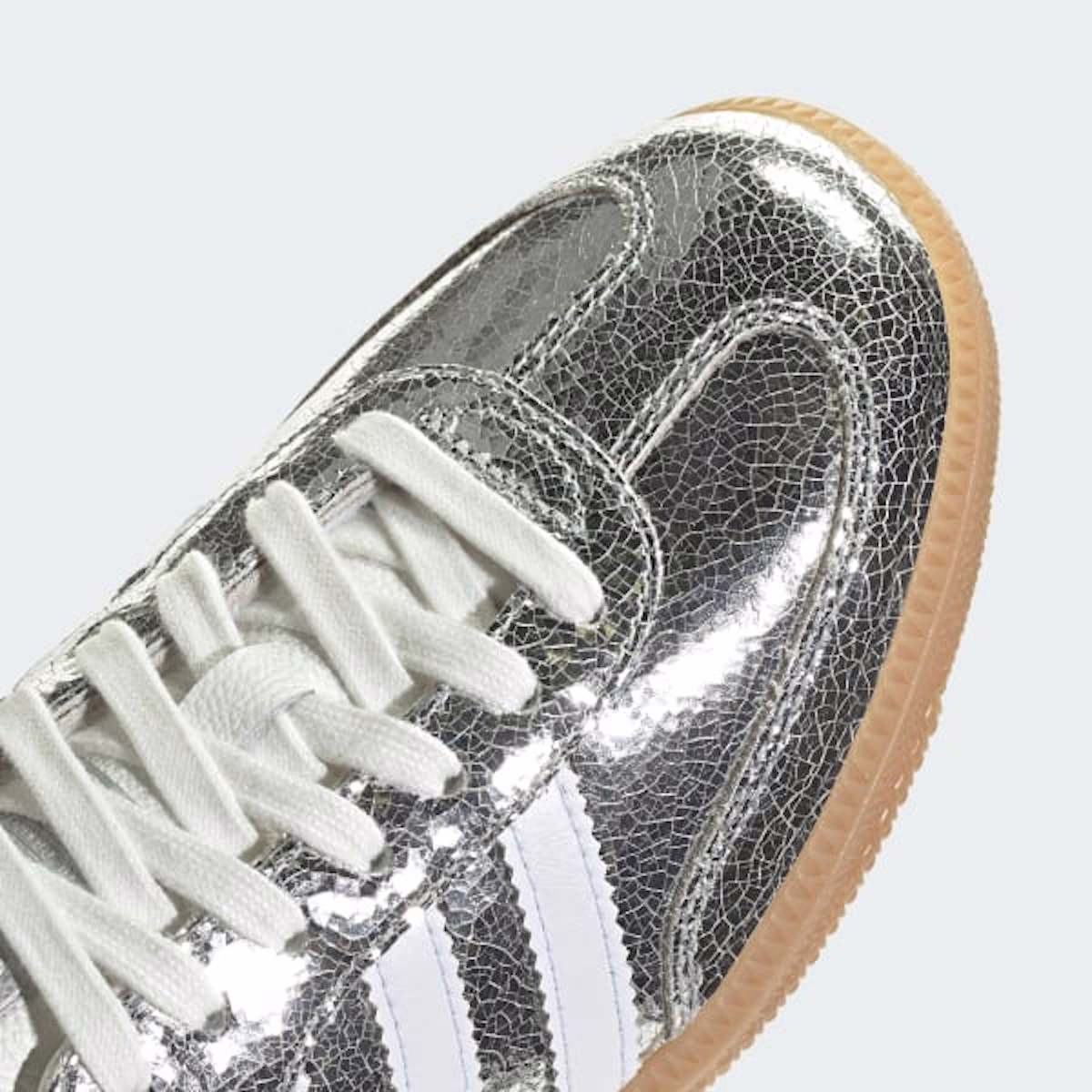 (Women) Adidas Samba OG Silver Metallic/Cloud White/Core White