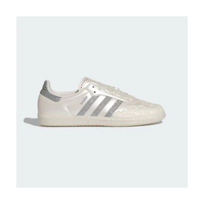 (W) Adidas Samba Sneakers Chalk White/Supplier Colour/Silver Metallic