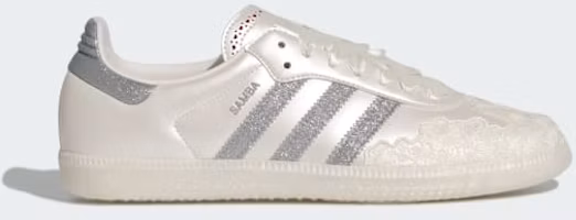 (Women) Adidas Samba OG Sneakers Chalk White/Supplier Colour/Silver Metallic HP3658 (Women) Adidas Samba OG Sneakers Chalk White/Supplier Colour/Silver Metallic HP3658
