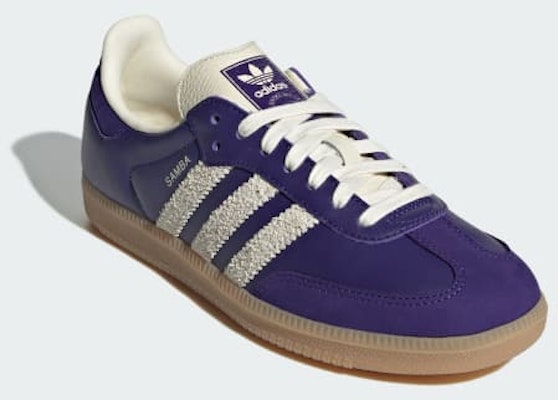 (Women) Adidas Samba OG Sneakers Collegiate Purple/Cream White/Gum JI2736 Shop (Women) Adidas Samba OG Sneakers Collegiate Purple/Cream White/Gum JI2736
