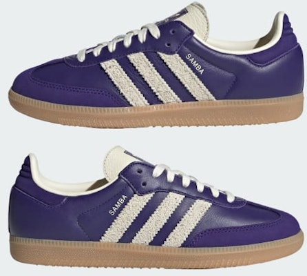 (W) Adidas Samba OG Zapatillas Morado Colegial/Blanco Crema/Goma JI2736 Sizing (W) Adidas Samba OG Zapatillas Morado Colegial/Blanco Crema/Goma JI2736
