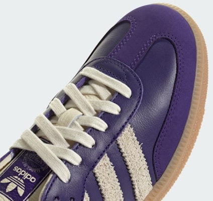 (Women) Adidas Samba OG Sneakers Collegiate Purple/Cream White/Gum JI2736 Cheap (Women) Adidas Samba OG Sneakers Collegiate Purple/Cream White/Gum JI2736