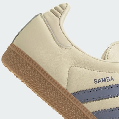 (W) Adidas Samba OG Zapatillas Blanco Crema/Violeta Plata/Goma JS1362 2