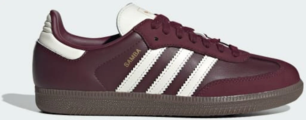 (W) Adidas Samba OG Maroon/Putih Krim/Gum Sneakers. JR8844 Buy (W) Adidas Samba OG Maroon/Putih Krim/Gum Sneakers. JR8844