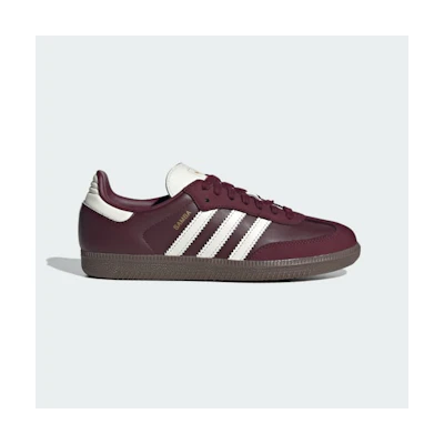 (W) Adidas Samba Sneakers Maroon/Off White/Gum