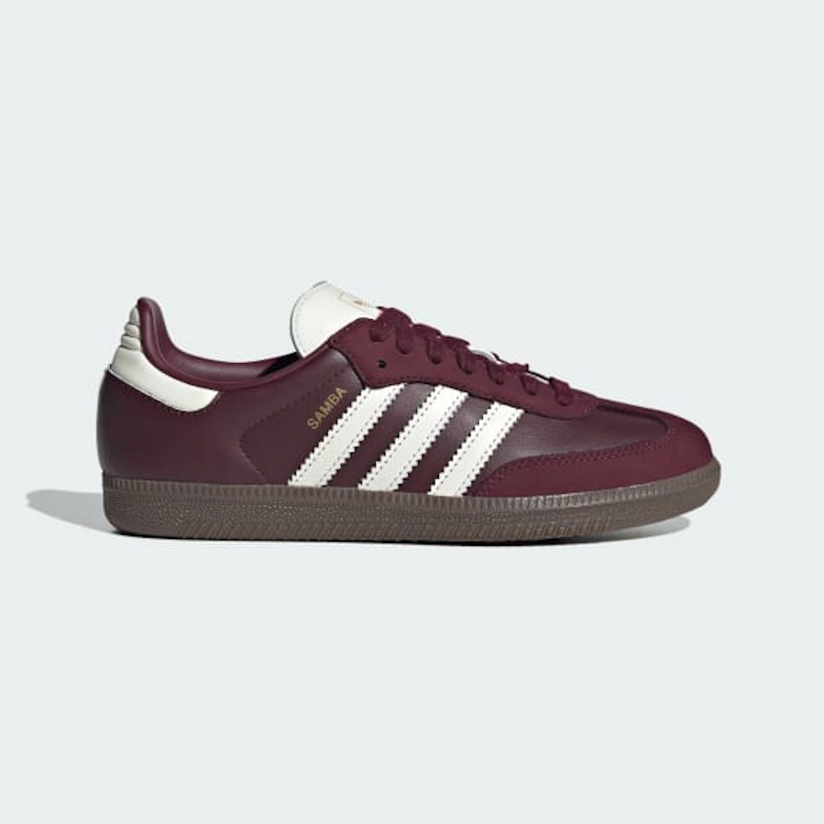 (Women) Adidas Samba OG Sneakers Maroon/Off White/Gum