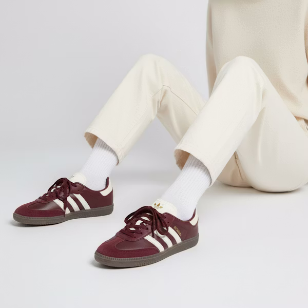 (W) Adidas Samba OG Maroon/Putih Krim/Gum Sneakers. JR8844 Order (W) Adidas Samba OG Maroon/Putih Krim/Gum Sneakers. JR8844