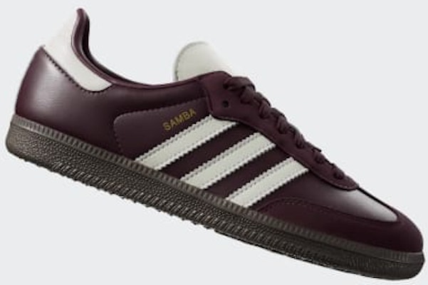 (Women) Adidas Samba OG Sneakers Maroon/Off White/Gum JR8844 Order (Women) Adidas Samba OG Sneakers Maroon/Off White/Gum JR8844
