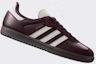 Lookbook (W) Adidas Samba OG 經典運動鞋 酒紅色/米白色/生膠鞋底 JR8844