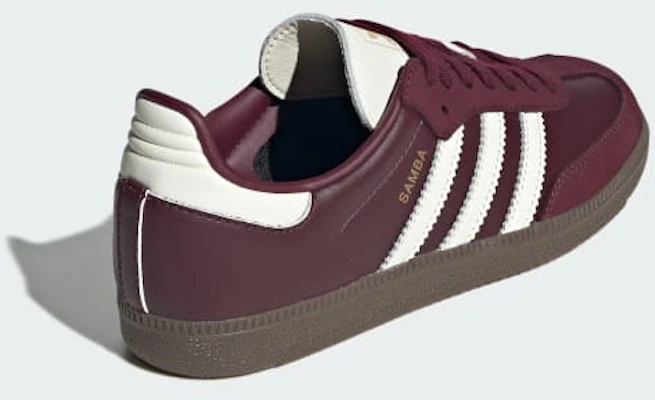 (W) Adidas Samba OG Maroon/Putih Krim/Gum Sneakers. JR8844 Cheap (W) Adidas Samba OG Maroon/Putih Krim/Gum Sneakers. JR8844