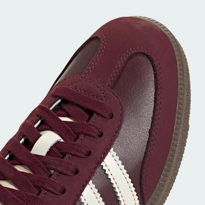 (Women) Adidas Samba OG Sneakers Maroon/Off White/Gum