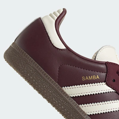 (Women) Adidas Samba OG Sneakers Maroon/Off White/Gum