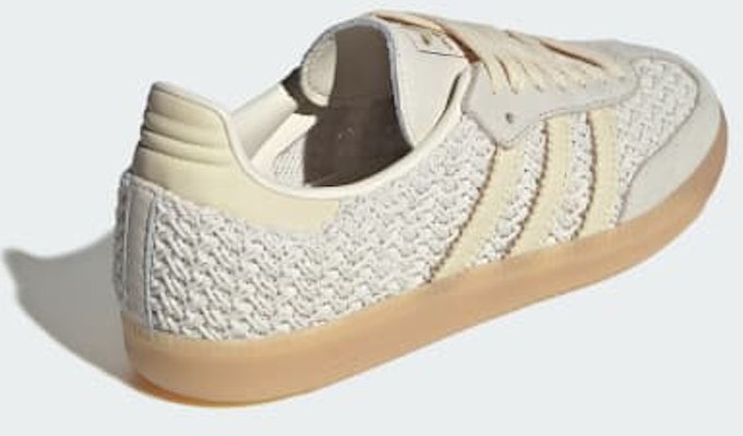 (Women) adidas Samba OG Sneakers Off White/Warm Vanilla/Gum LA7815 Details for (Women) adidas Samba OG Sneakers Off White/Warm Vanilla/Gum LA7815