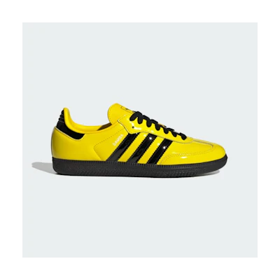 (W) Adidas Samba Sneakers Yellow/Core Black/Silver Metallic
