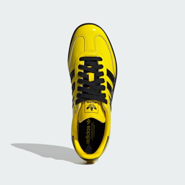 Lookbook (W) Adidas Samba OG Kuning/Hitam Teras/Perak Metalik Sneakers JR8749