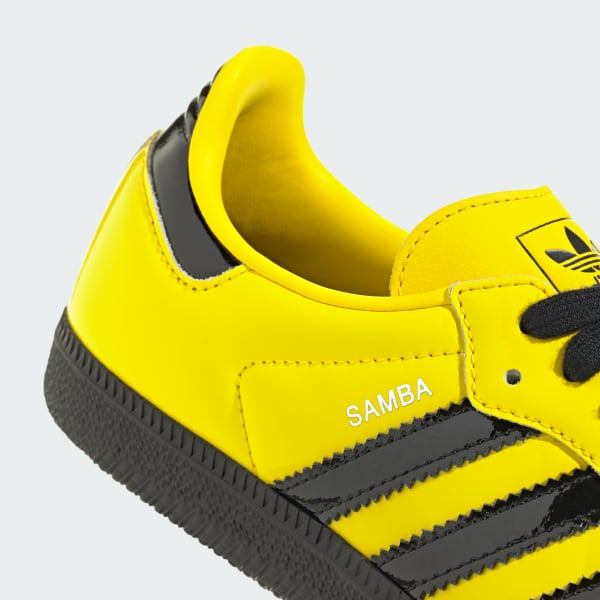 Cheap (W) 阿迪达斯 Samba OG运动鞋 黄色/核心黑/银色金属 JR8749