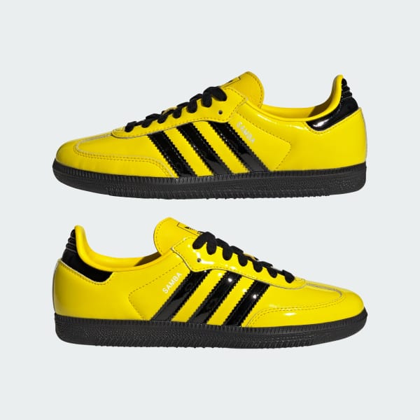 Cheap (W) Adidas Samba OG Kuning/Hitam Teras/Perak Metalik Sneakers JR8749