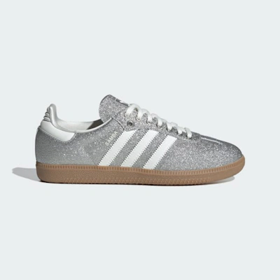 (Women) Adidas Samba OG W Silver/Off White/Silver Metallic