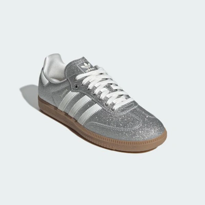 (Women) Adidas Samba OG W Silver/Off White/Silver Metallic