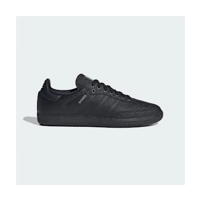 (W) Adidas Samba White Black/Core Black/Matte Silver