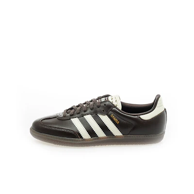 (W) adidas Samba White Green Black simple noodles