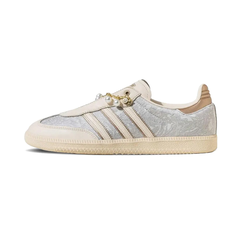 (Women) adidas Samba OG White/Green JQ2616